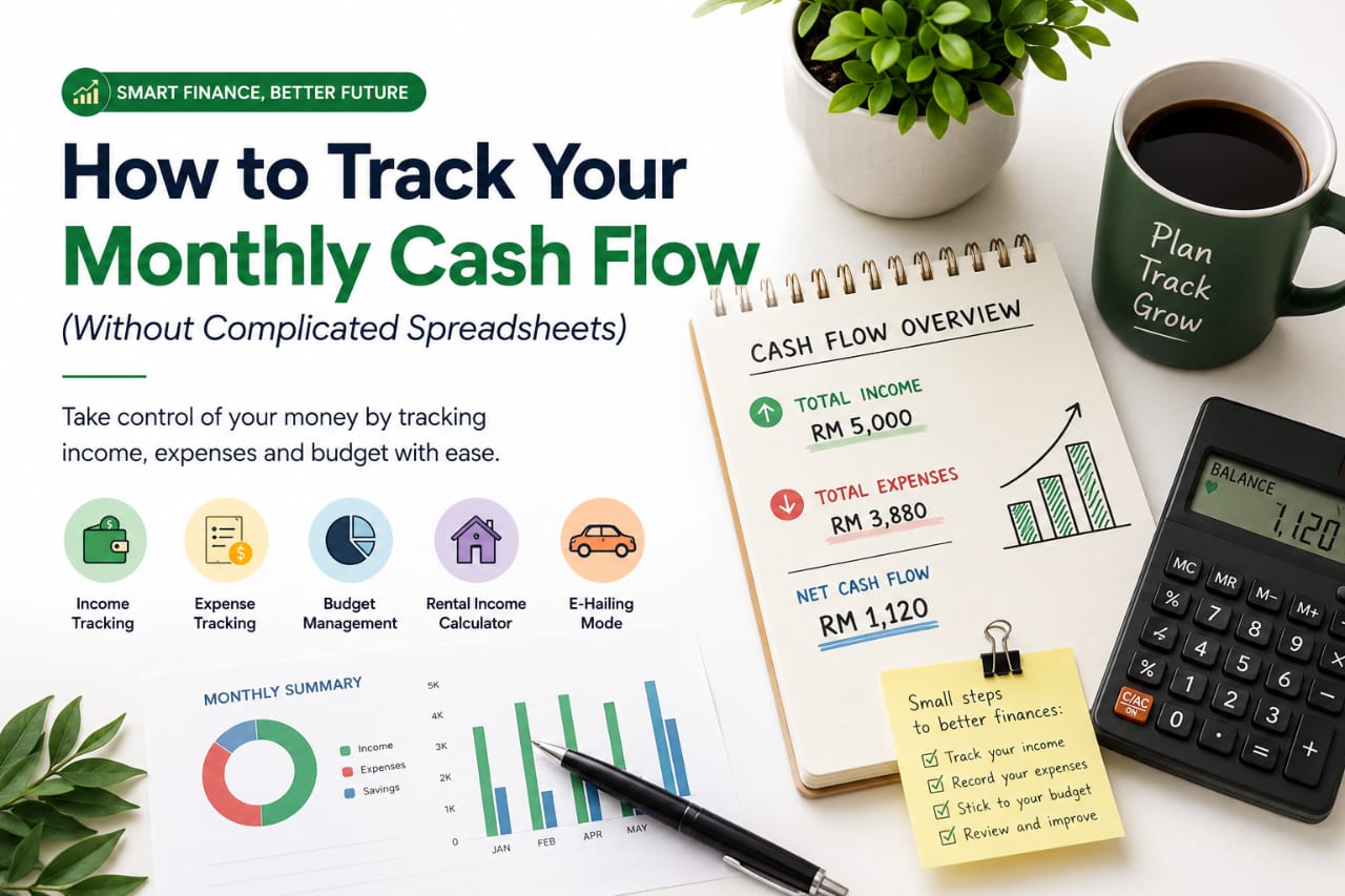 How to track your monthly cash flow without complicated spreadsheets